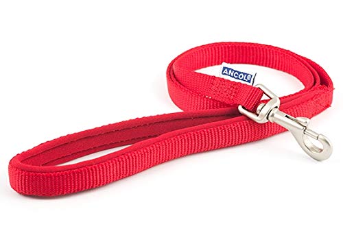Ancol Padded Nylon Lead Red 1m x 12mm, 100 x 1.2 cm - Image 2