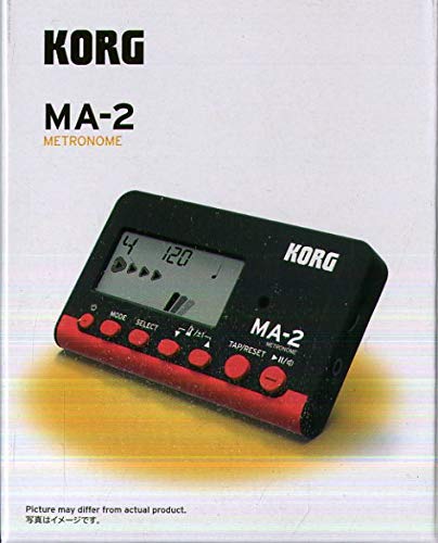 Korg - MA2-BKRD LCD Pocket Digital Metronome - Black & Red - Image 2