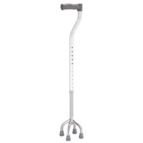 Drive Aluminium Height Adjustable Quad Cane Walking Aid - Small Base, 14 cm X 14 cm