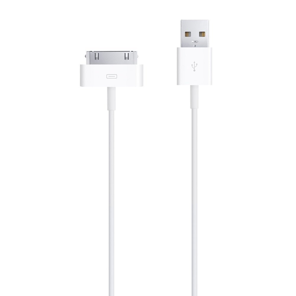 Usb2.0 To Apple 30 Pin Cable 1m White, 1.5 Meters