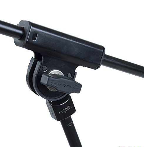 Microphone Stand with Boom, Tripod Base in Cast Aluminium A Print, Black - Image 3