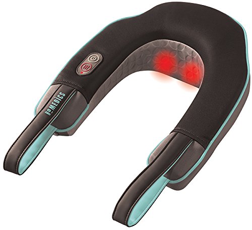 HoMedics Neck and Shoulder Massager with Heat, Brown