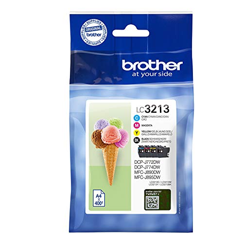 Ink Cartridge Brother LC-3213Valdr DCP-J772/4DW MFC-J890DW, Black, yellow, cyan, mag, Extra Large