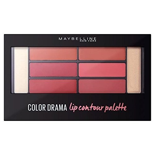 Maybelline Color Drama Lip Contour Palette Blushed Bombshell 4g, Pink, 4 g (Pack of 1)