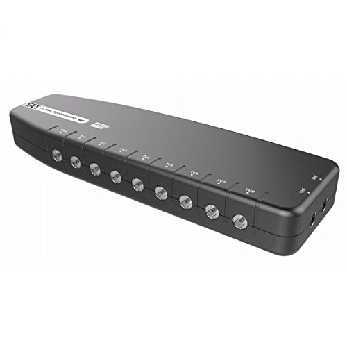 Signal Booster, SLx TV Six Output Amplifier 27824HSR With Integrated 4G Filter, Improve Picture Quality And Channel Reception
