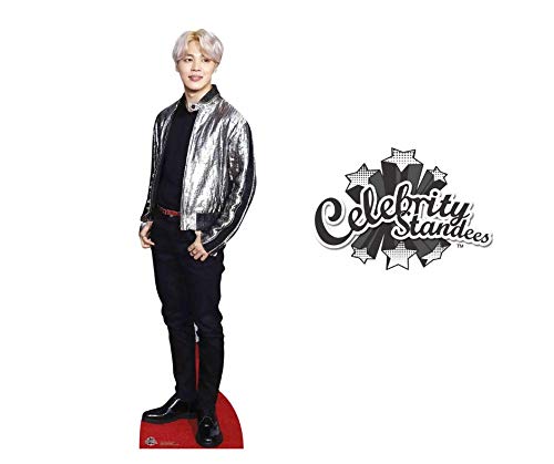 Star Cutouts CS751 Jimin BTS Park Ji-min Silver Jacket Lifesize Cardboard Cutout with Free Mini - Image 3