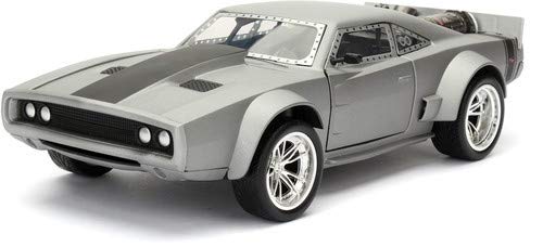 Jada 98291 1:24 Fast & Furious 8-Dom's Ice Charger-JA98291, White Or Silver