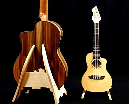 Ortega Guitars OWUS-2 Birch Wood Ukulele Stand, Natural Bright,Brown - Image 3