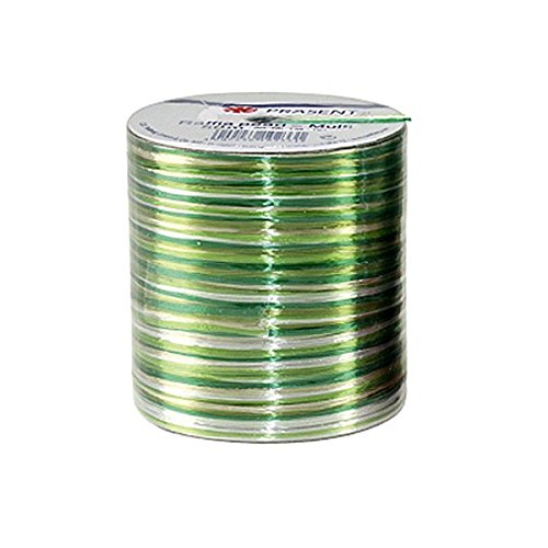 PRÄSENT - Rayon Raffia Biodegradable Ribbon Green 50 meter spool