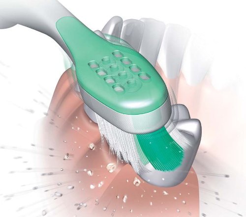 Panasonic Multi-Purpose EW0923 Zig-Zag Replacement Brush Head, Compatible with EW1035, EW1031, EW1012 Panasonic Toothbrushes - Image 2