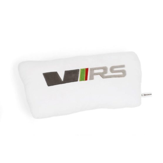 Skoda Original RS Plush Neck Pillow White