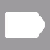 Rayher Paper Craft Punch with Tag Design, Lever Punch for Card Making and Scrapbooking, 5.7x3.8cm, 2.5", 69095000