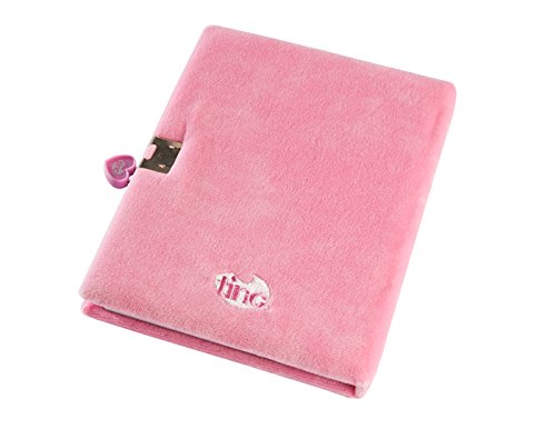 Tinc SGJOURPK A5 Snuggly Soft Touch Lockable Journal - Pink - Image 3