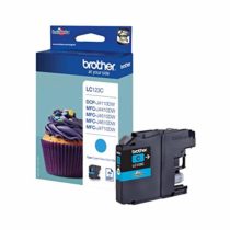 Brother LC-123C Inkjet Cartridge, Cyan, Single Pack, High Yield, Includes 1 x Inkjet Cartridge, Brother Genuine Supplies