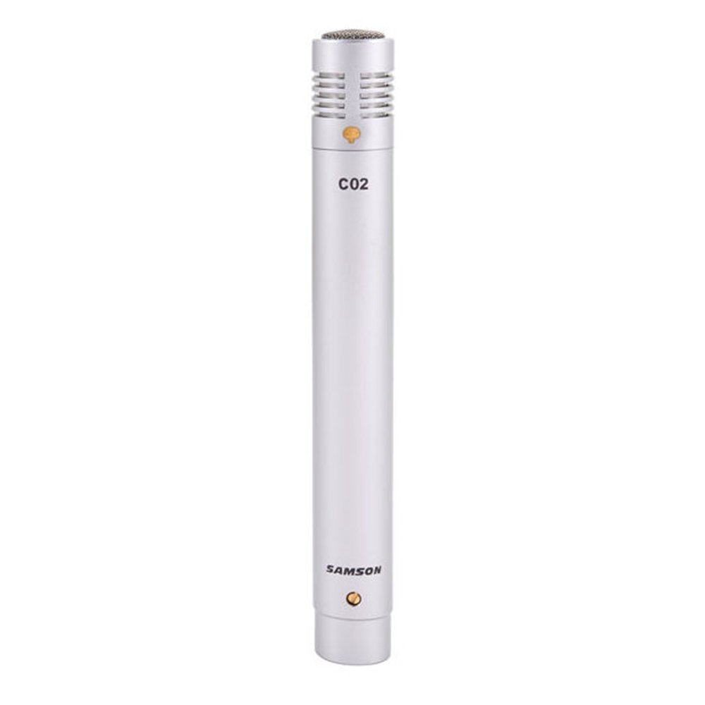 SAMSON C02 Pencil Condenser Microphone (single), Silver - Image 4