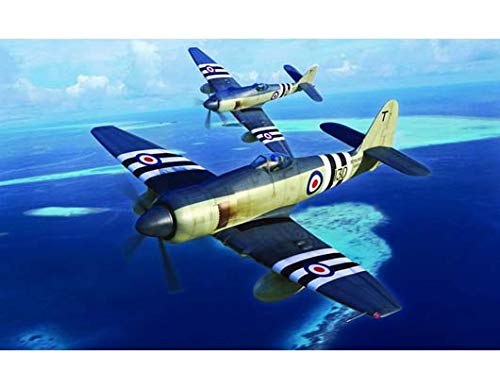 Trumpeter TRU02844 Model Kit-Hawker Sea Fury FB.11, Various - Image 2