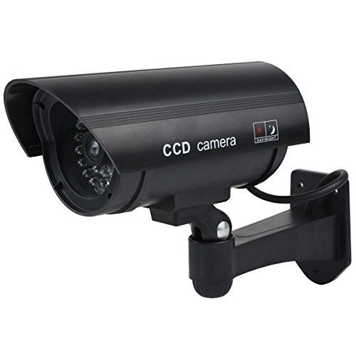 Dummy CCTV Camera Dummy Camera Fake Outdoor Indoor Weatherproof Fake Surveillance Camera CCTV Security Camera Flashing Red LED Light - Image 4