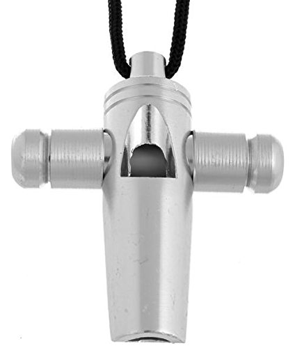 Meinl Percussion Samba Whistle Instrument - Samba Whistle With Lanyard - Musical Instrument - Aluminum, Silver (SW-1) - Image 3