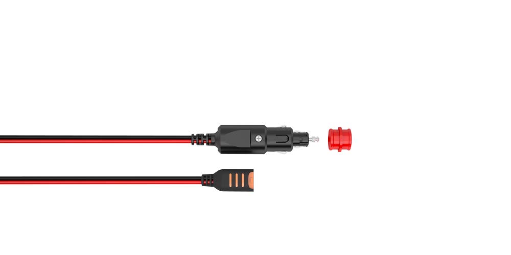 CTEK Cigarette Lighter Connector Adaptor 56-263, Black/red, 400 mm