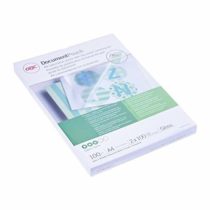 GBC A4 2x100 Micron Gloss Laminating Pouches, Pack of 100, 3740306