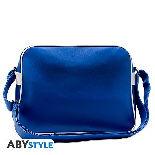 Borsa Blu Tracolla Messenger Bag 38x28 Cm, Blue - Image 4