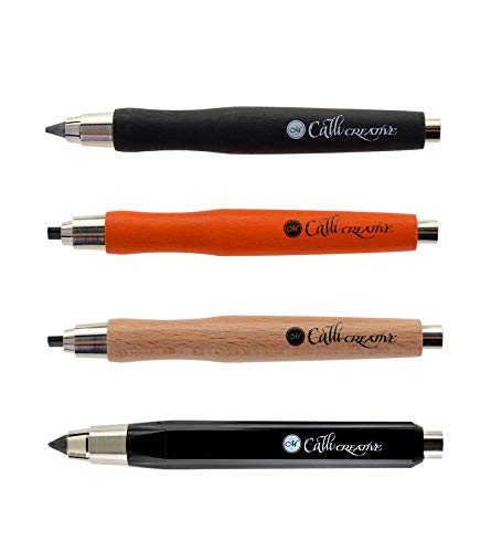 Manuscript Flat Mixed Colour Lead Refill, 30 Pieces, Selection of Flat Leads for Clutch Pencil in Five Colours - Image 4