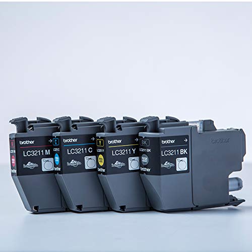 Brother LC-3211C/LC-3211M/LC-3211Y/LC-3211BK Inkjet Cartridges, Multi Pack, Standard Yield, Cyan, Magenta, Yellow and Black - Image 2