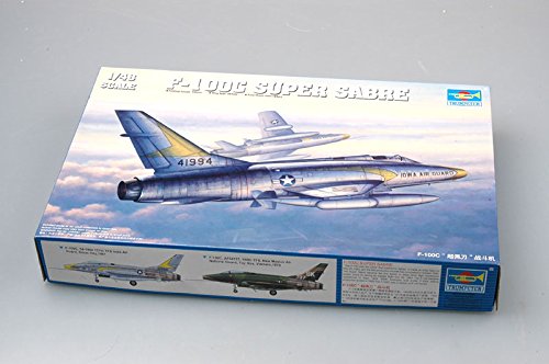 Trumpeter 1:48 - North American F-100C Super Sabre, Various, Piccolo (9.9 x 13.6 x 4 cm)