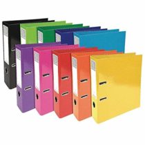 Exacompta 'Iderama' Lever Arch File, A4, 70 mm Spine - Assorted Colours, Pack 10