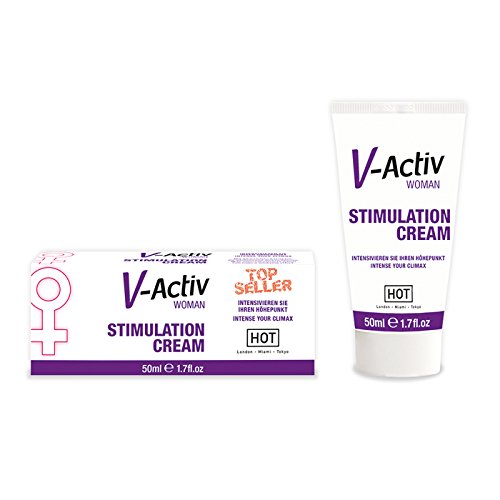 V-Activ Stimulation Cream For Women 50 ml, Clear, 3.5L x 11W cm