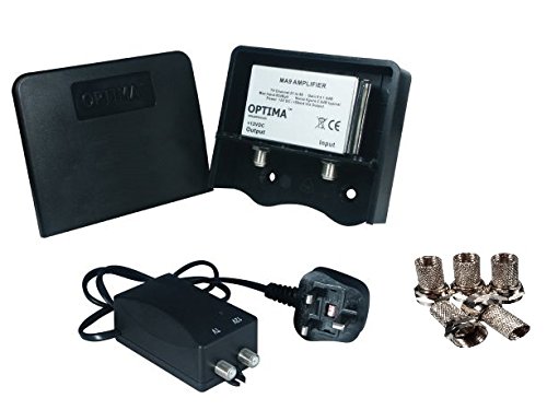 Optima MA-25LTE masthead amplifier kit,black, 6