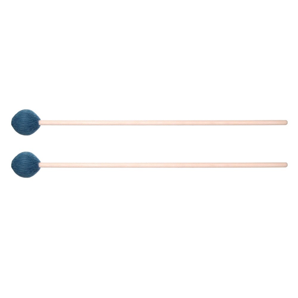 Vic FIrth - Virtuoso Series Marimba Mallets M212 - Yarn - Medium - Blue, inch