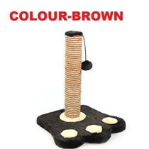 Keraiz Cat Scratch Post Activity Pole Centre Climbing Play Sisal Scratcher Toy