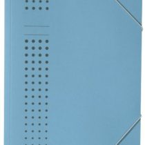 Elba 33470AZ Portfolio File Chic Paper Board for 150 DIN A4 Pages Set of 25 450 g/m² – Recycled Anthracite Chic Elastic Closure File Blue