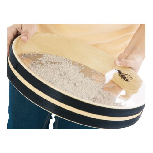 Nino Percussion Sea Drum Instrument, Medium Hand drum for Children from 5 Years, Diameter 10 inch (ca. 25 cm), Siam Oak - Image 2