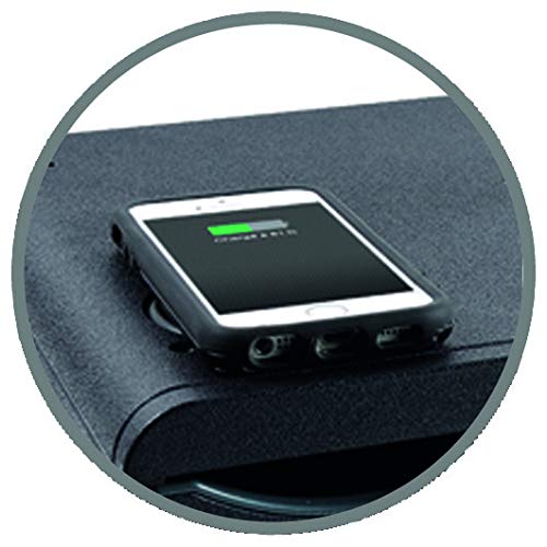 Exacompta, Ref 319798QID, Iderama Collection, Toolbox Monitor Riser with QI Wireless Phone Charger, 270 x 355 x 135mm in Size - Image 3