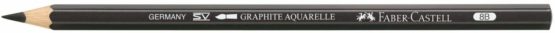 Faber-Castell Graphite Aquarelle Water-Soluble Single Pencil, 8B - Image 2