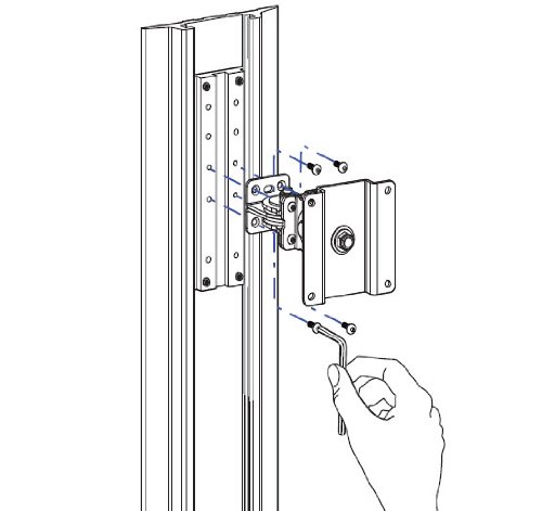 Ergotron 97-091 Track Mount Bracket Kit for Arms - (TV & Audio > AV Mounting Kits), Aluminium - Image 3
