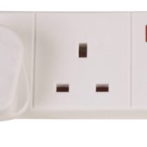 Pro Elec pl15152 2 Gang 3 m Extension Lead - White