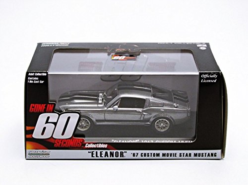 Greenlight Ford Mustang Shelby Eleanor Movie Car 60 seconds 1:43, Grey - Image 4