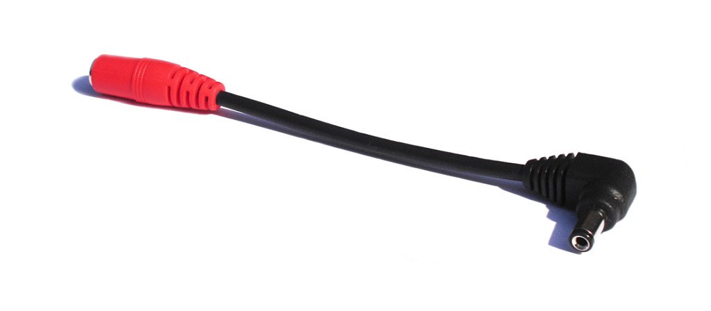 Diago PS05 Adaptor Centre Plus 2.1mm Barrel Plug - Red/Black