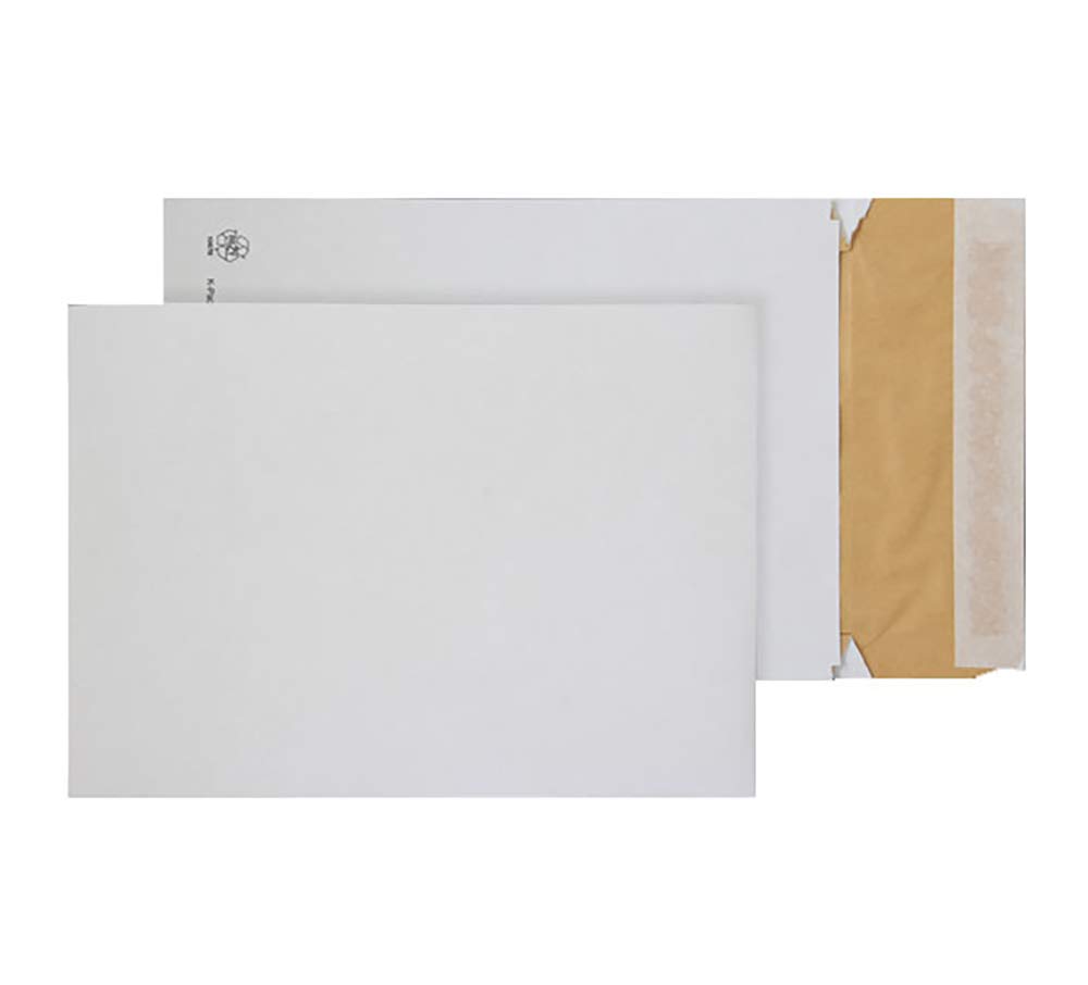 Vita Blake B4 Eco Cushion White 140gsm Plastic-Free Padded Expandable Envelopes (EPB4) Pack of 100, B4 350 x 250 x 50 mm