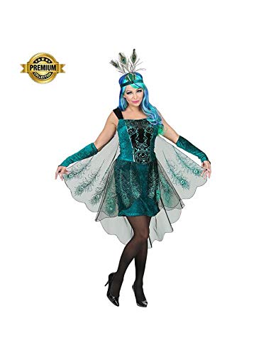 Pixie Womens Ladies Peacock Fairy Adult Fancy Dress Costume Outfit –  BigaMart
