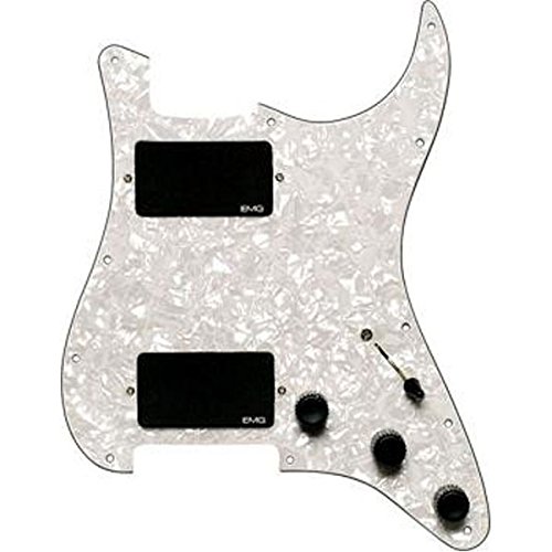 EMG KH 21 Kirk Hammett Set Perloid Pickguard White, Einheitsgröße