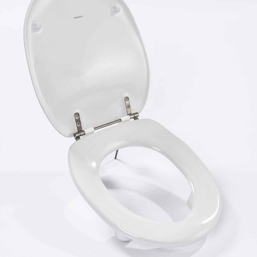 NRS Healthcare Dania Raised toilet Seat with Cover 5 cm (2 inch