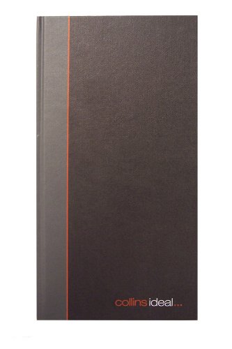 Ideal - A4 Slim Cashbook Feint - 192 Pages - Black - 6228