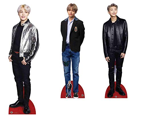 Star Cutouts CS751 Jimin BTS Park Ji-min Silver Jacket Lifesize Cardboard Cutout with Free Mini - Image 4