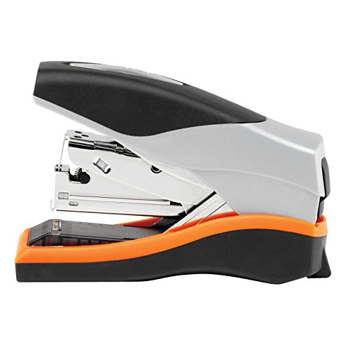 Rexel Optima 40 Compact Low Force Stapler, 40 Sheet Capacity, Flat Clinch Stapling, 26/6 Staples Included, Silver/Black, 2103357 - Image 4