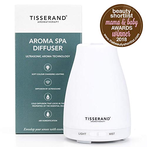 Tisserand, Aroma Spa Diffuser, Elegant Ultrasonic Aromatherapy Oil Diffuser with Lighting Control - Image 4