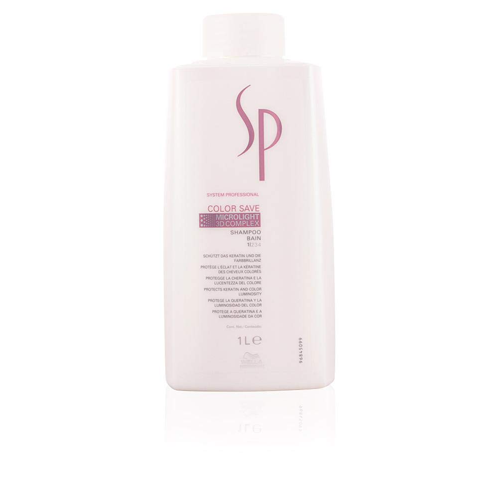 Wella SP System Professional Colour Save Shampoo, 1000 ml, pack of 1, White, 1 l (Pack of 1) - Image 2
